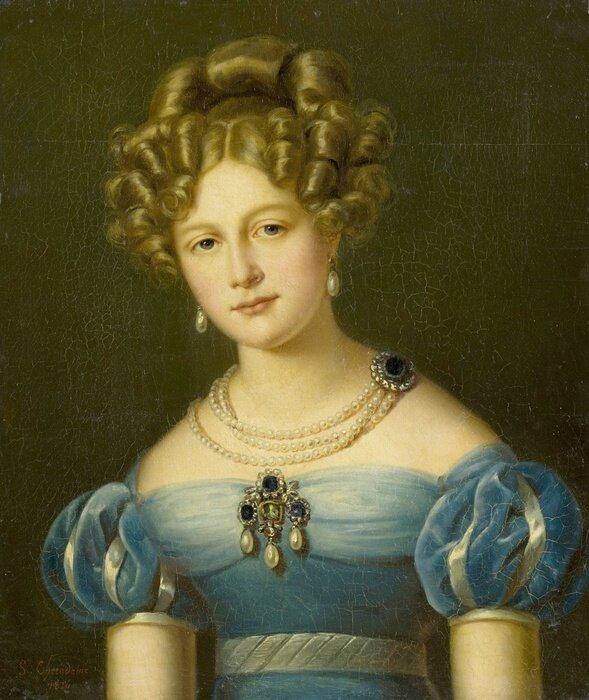 Софи Шерадам. Портрет Великой княгини Елены Павловны, 1824 год.