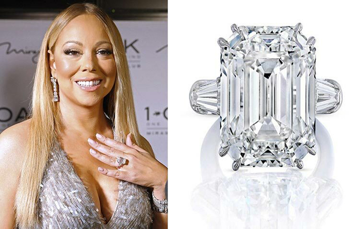 Mariah Carey's Wedding Engagement Ring (фото из открытых источников)